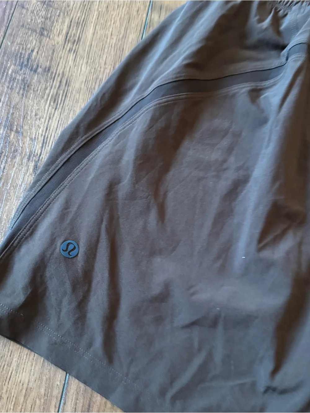 Lululemon Pace Breaker 5” Lined Shorts Brown Mens Large Running Gym Athletic